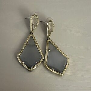 Kendra Scott earrings with gray stones